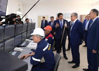 Президент Казахстана Касым-Жомарт Токаев посетил ТОО «Казфосфат»