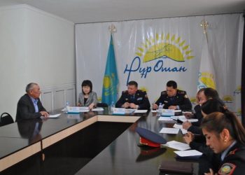 Руководители полиции провели прием граждан в Кордайском районе
