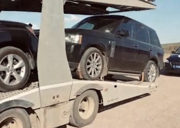 Жамбылские полицейские задержали угнанный автомобиль (Видео)
