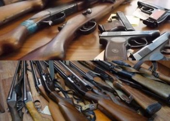 Оружие на 3 млн тенге сдали в полицию жители Жамбылской области