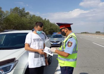 В Жамбылской области прошла акция «Дорога ошибок не прощает»