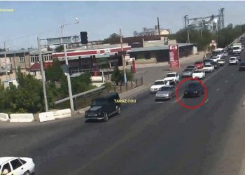 ЦОУ выявил тройное нарушение ПДД таразского водителя