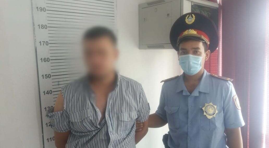 Дебошир, оказавший сопротивление полицейским, задержан в Таразе