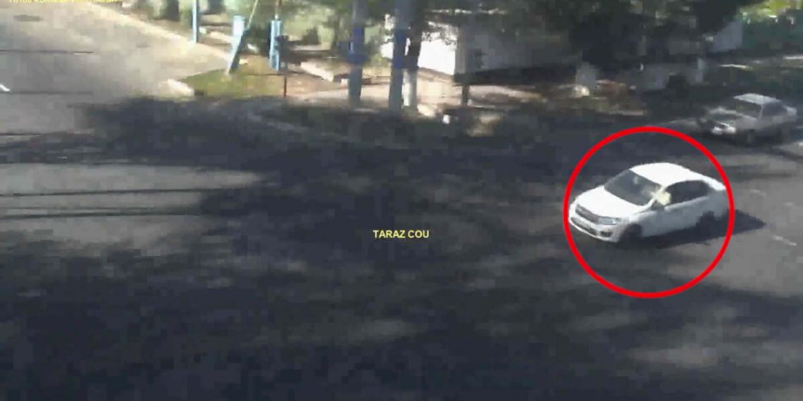 В Таразе по камерам ЦОУ выявлены нарушения ПДД