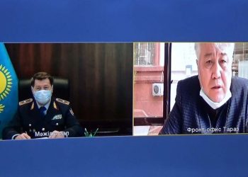 Начальник ДП Жамбылской области провел прием граждан