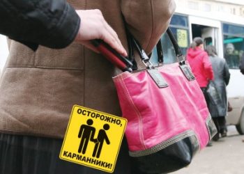 Профилактику карманных краж проводят полицейские в  Таразе