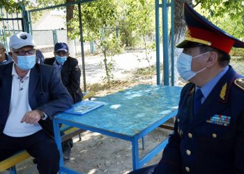 Начальник ДП Жамбылской области инспектирует райотделы  полиции