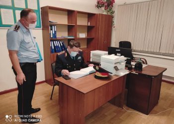 Внезапная проверка работы участковых инспекторов прошла в Таразе