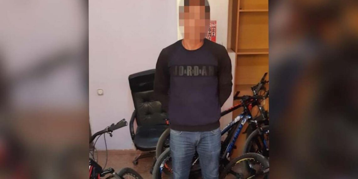 В Таразе задержан мужчина за серию краж велосипедов