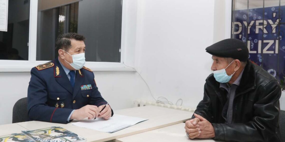 НАЧАЛЬНИК ДП ЖАМБЫЛСКОЙ ОБЛАСТИ ПРОДОЛЖАЕТ ОБЪЕЗД РАЙОННЫХ ОТДЕЛОВ ПОЛИЦИИ