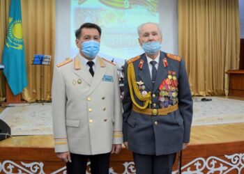 Жамбылских полицейских поздравили с праздниками мужества и  отваги