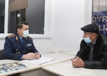 70 граждан с начала года принял начальник ДП Жамбылской области