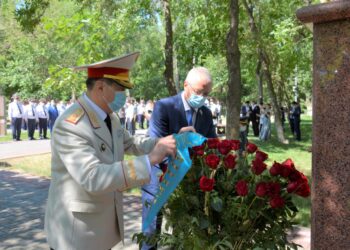 Жамбылские полицейские празднуют свой профессиональный день