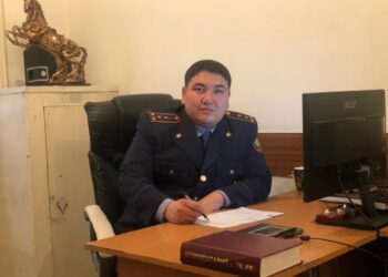 Капитан полиции Гани Кикымбаев — лучший следователь Жамбылской области и МВД РК