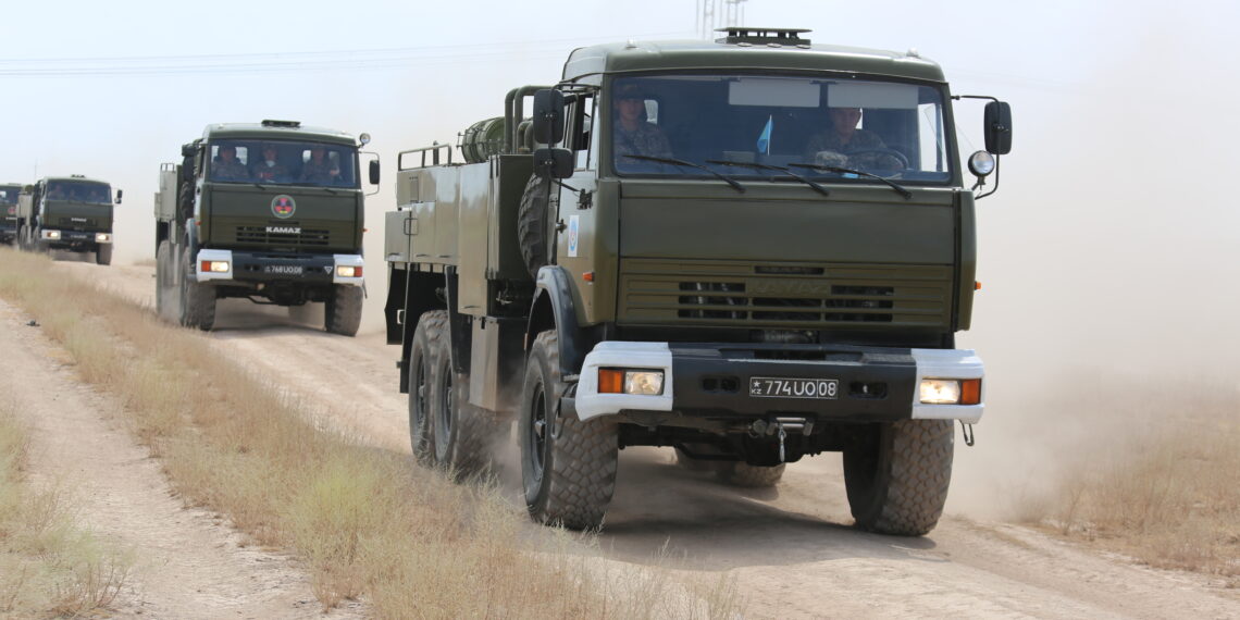 Региональные военные химики на полигоне «Аиша Биби»