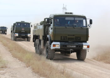Региональные военные химики на полигоне «Аиша Биби»