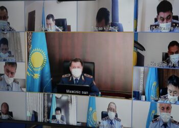 Жамбылские полицейские обсудили вопросы дорожной безопасности