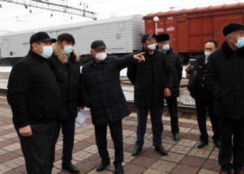 Железнодорожный вокзал Тараза обрел современный облик