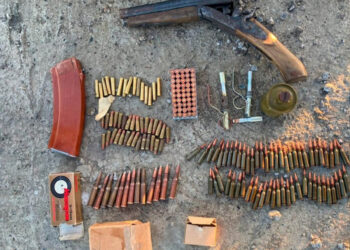 Схрон с оружием и боеприпасами обнаружили в Жамбылской области