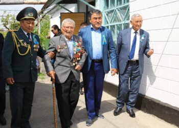 В Жамбылской области чествовали ветеранов Великой Отечественной войны