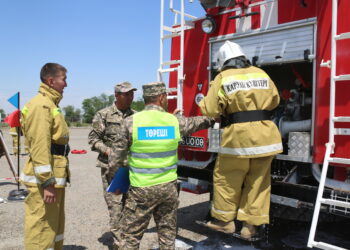 Определились лучшие военные пожарные