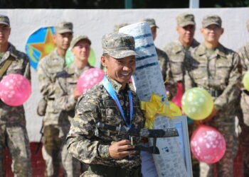 Военнослужащий из Тараза установил новый рекорд