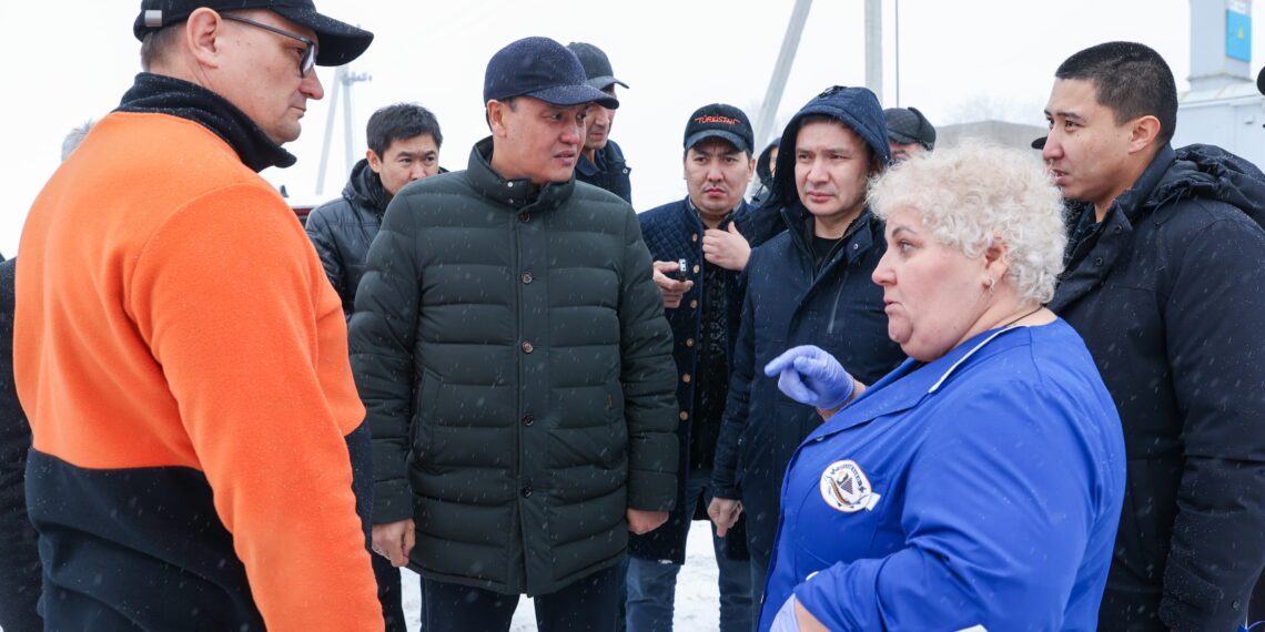 Ербол Карашукеев проинспектировал ряд объектов в Меркенском районе