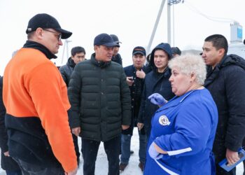 Ербол Карашукеев проинспектировал ряд объектов в Меркенском районе