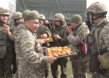 Баурсаки в военно-полевых условиях