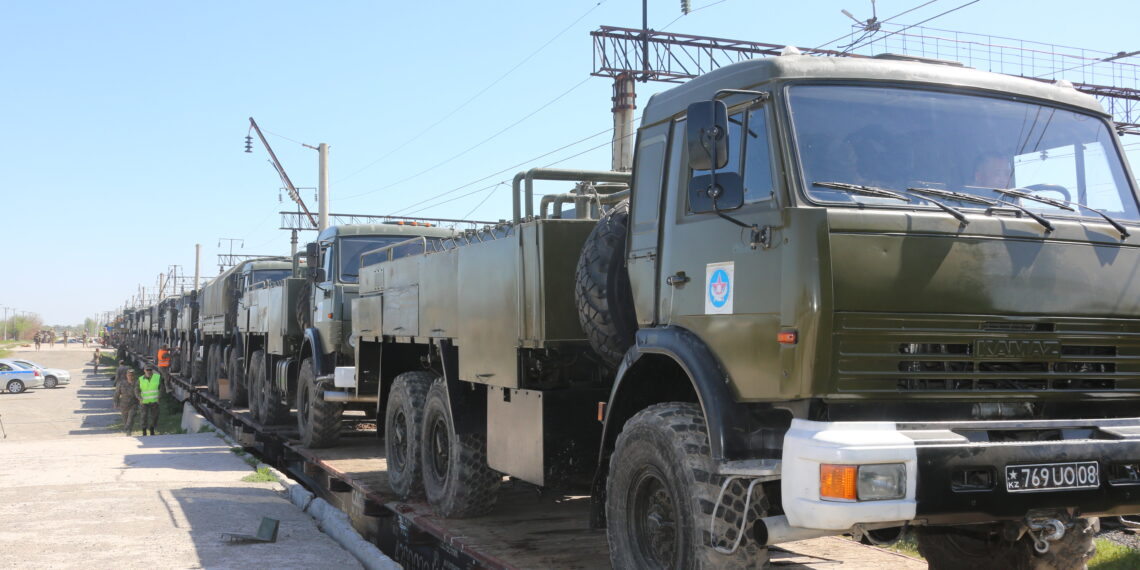 ВОЕННЫЙ ОТРЯД ВЫЕХАЛ В ГОРОД АКТОБЕ