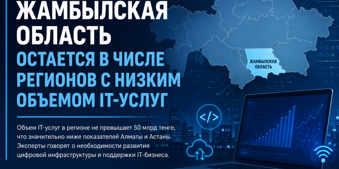 Жамбылская область остается в числе регионов с низким объемом IT-услуг