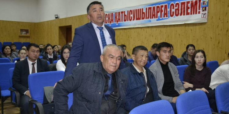 ЖАМБЫЛ АУДАНЫ ПОЛИЦИЯ БӨЛІМІНІҢ БАСТЫҒЫ ХАЛЫҚ АЛДЫНДА ЕСЕП БЕРДІ