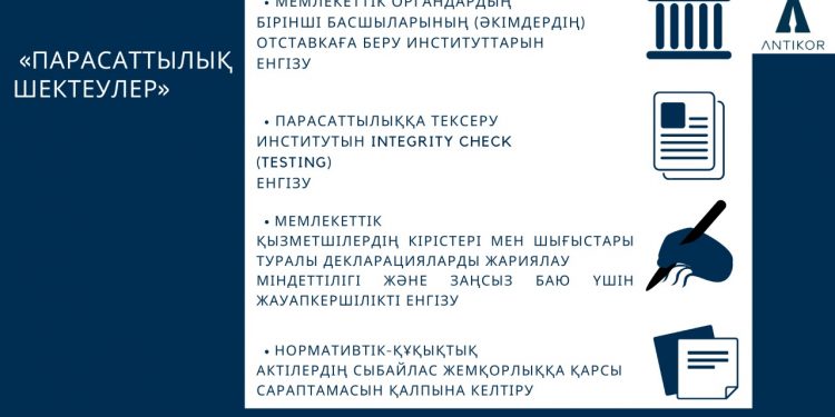 ПАРАСАТТЫЛЫҚ ШЕКТЕУЛЕРІН ЖАЛПЫЛАЙ ҚАБЫЛДАУ