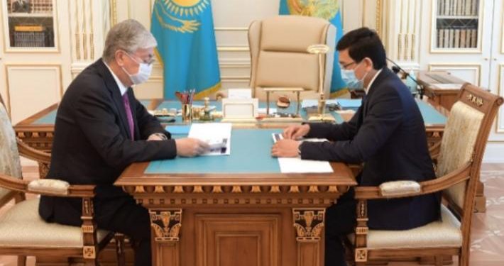 Мемлекет басшысы Білім және ғылым министрі Асхат Аймағамбетовті қабылдады