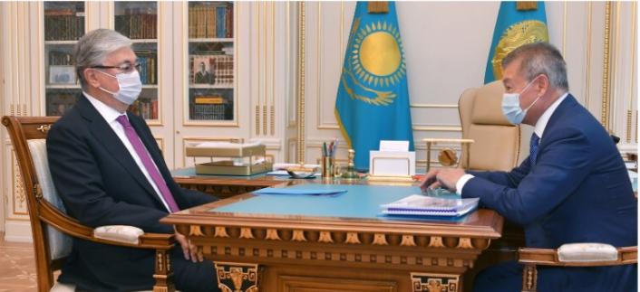 Президент Шығыс Қазақстан облысының әкімі Даниал Ахметовті қабылдады