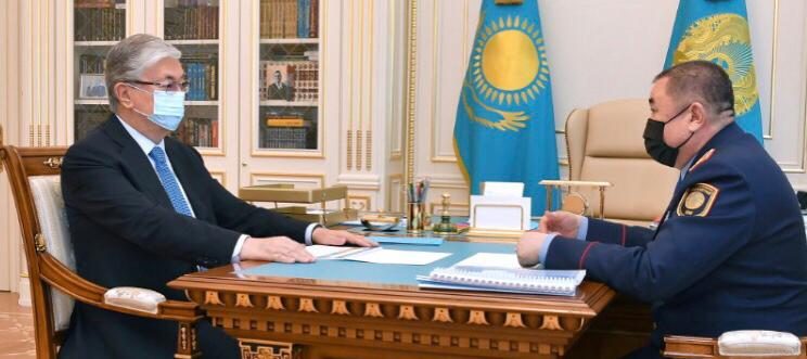 Мемлекет басшысы Ішкі істер министрі Ерлан Тұрғымбаевты қабылдады