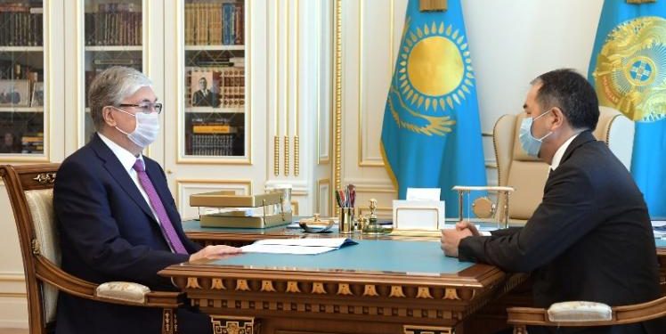 Мемлекет басшысы Алматы қаласының әкімі Бақытжан Сағынтаевты қабылдады