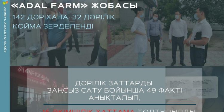 «Жамбыл — адалдық алаңы» жобалық кеңсесінің 8 айда атқарған жұмысы ауқымды