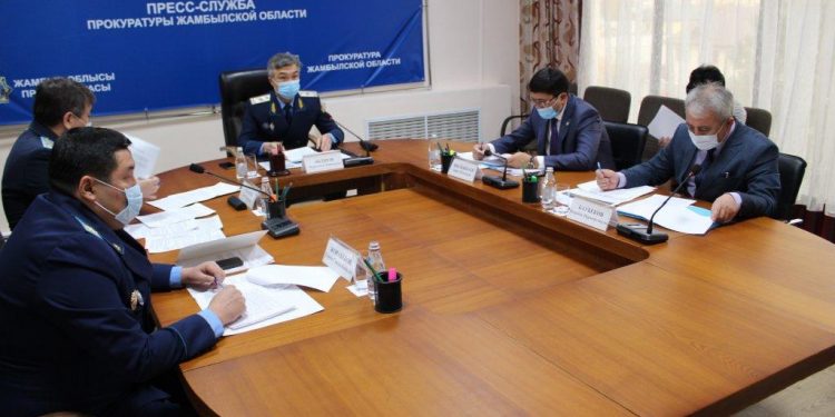 Облыстың құқық қорғау органдарының Үйлестіру кеңесінде жұмыссыздық мәселесі талқыланды