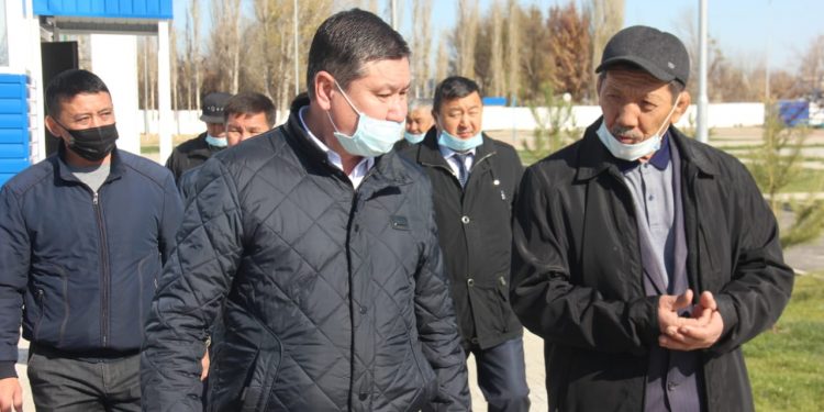 АУДАН ӘКІМІ ҚҰРЫЛЫС ЖҰМЫСТАРЫН ТАҒЫ БІР ҚАРАП ШЫҚТЫ