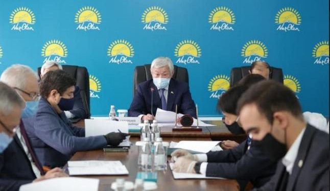 «Nur Otan» партиясы Жамбыл облыстық филиалы Саяси кеңесі Бюросының отырысы өтті