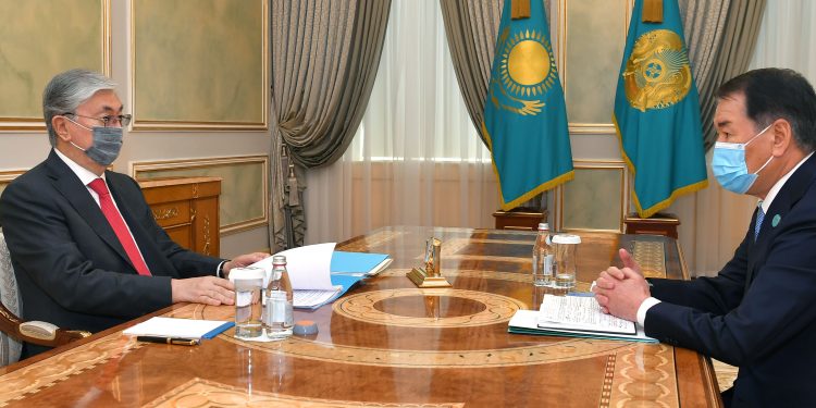 Мемлекет басшысы Конституциялық Кеңестің Төрағасы Қайрат Мәмиді қабылдады