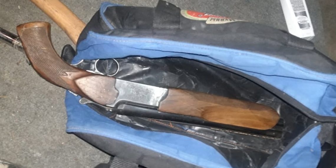 Жамбылдық полицейлер заңсыз сақталған қаруды тәркіледі