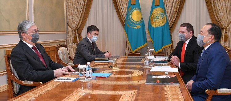 Мемлекет басшысы Kaspi.kz компаниясының негізін қалаушыларды қабылдады