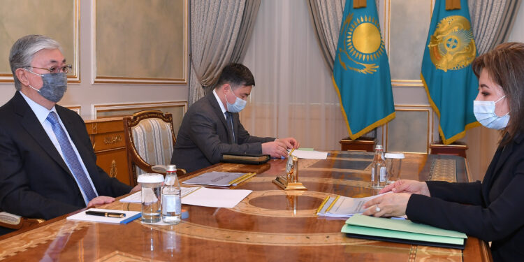 Президент Мәдина Әбілқасымованы қабылдады
