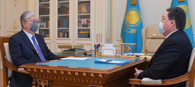 Президент Премьер-Министр Асқар Маминді қабылдады