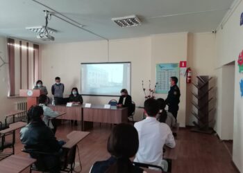 Жамбылдық полицейлер Халық Қаһарманы Ғазиз Байтасовты еске алуға арналған дәріс өткізді