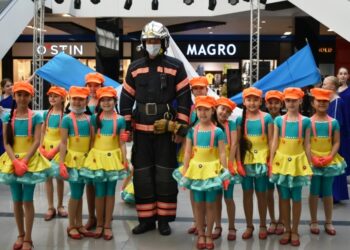 Таразда құтқарушылар мен балалар өрт қауіпсіздігі бойынша флешмоб өткізді