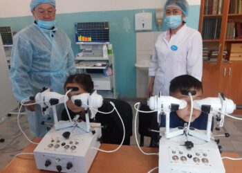 Жамбыл облыстық мамандандырылған фтизиопульмонология балалар  санаторийінде көз аурулары емделетін болды