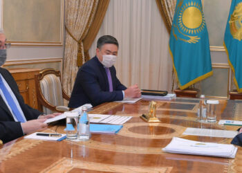 Президент Стратегиялық жоспарлау және реформалар агенттігінің төрағасы Қайрат Келімбетовті қабылдады